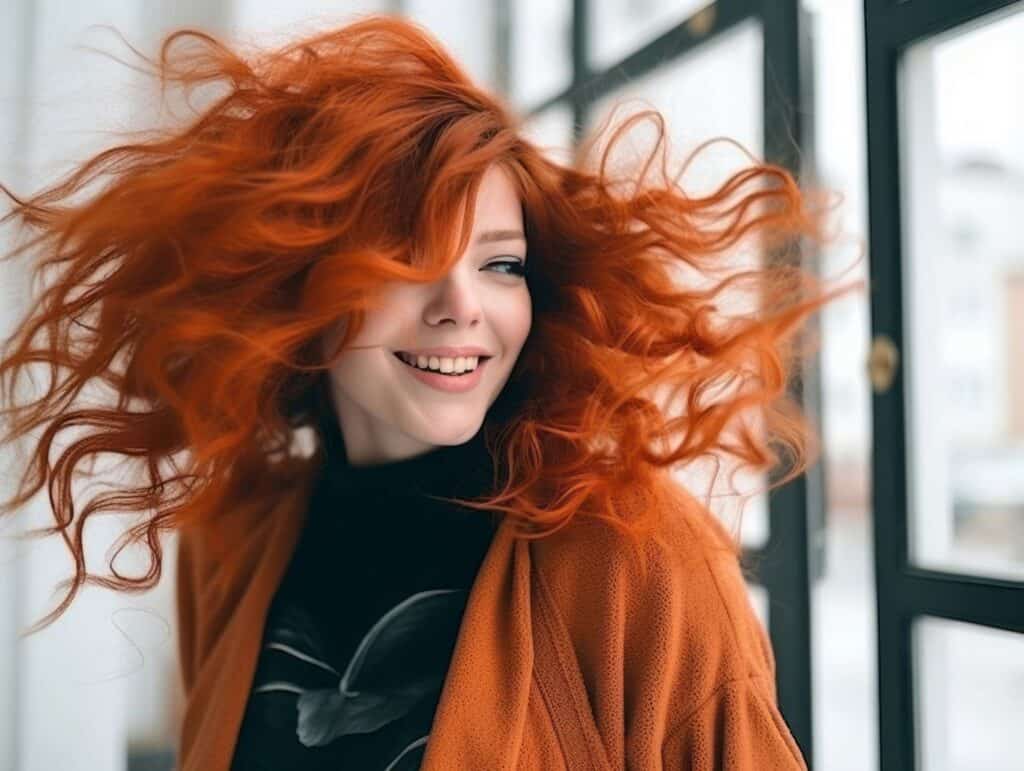 narandžasta kosa
